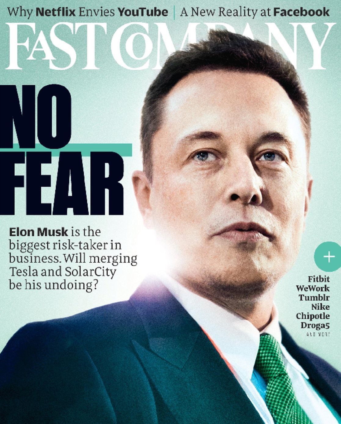 Elon Musk Fast Company Cover