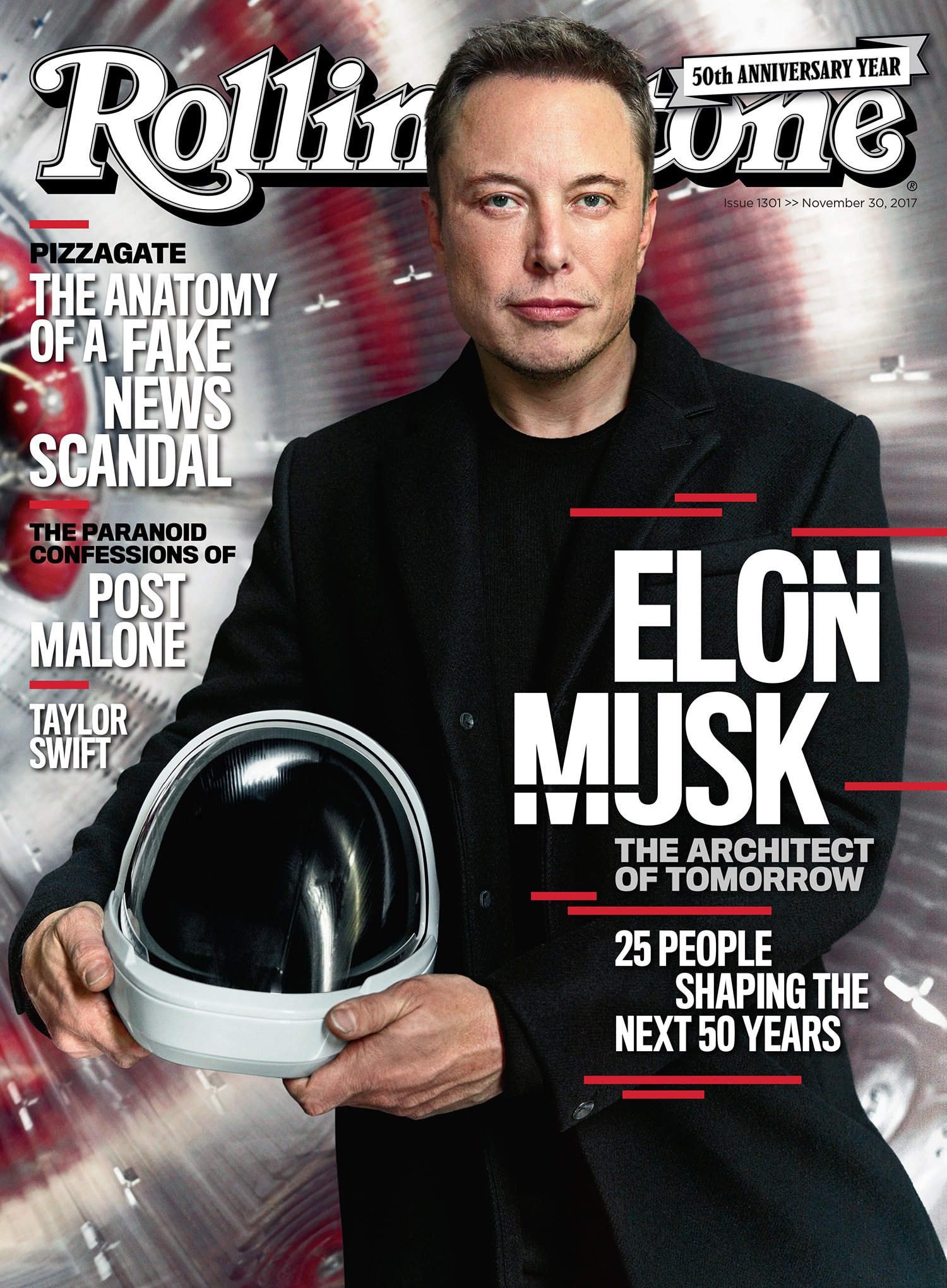 Elon Musk Rolling Stones Cover