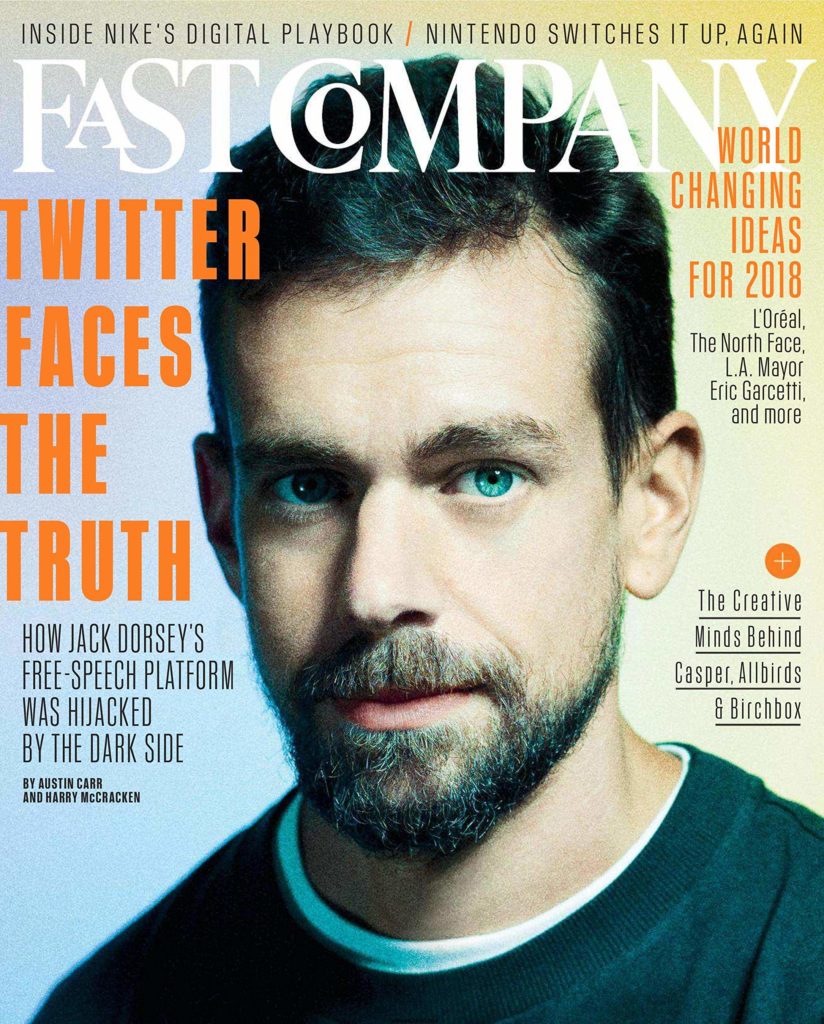 Jack Dorsey Fast Company Cover