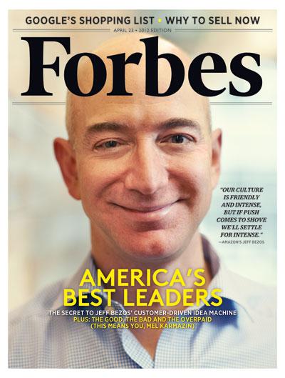 Jeff Bezos Forbes Magazine Cover