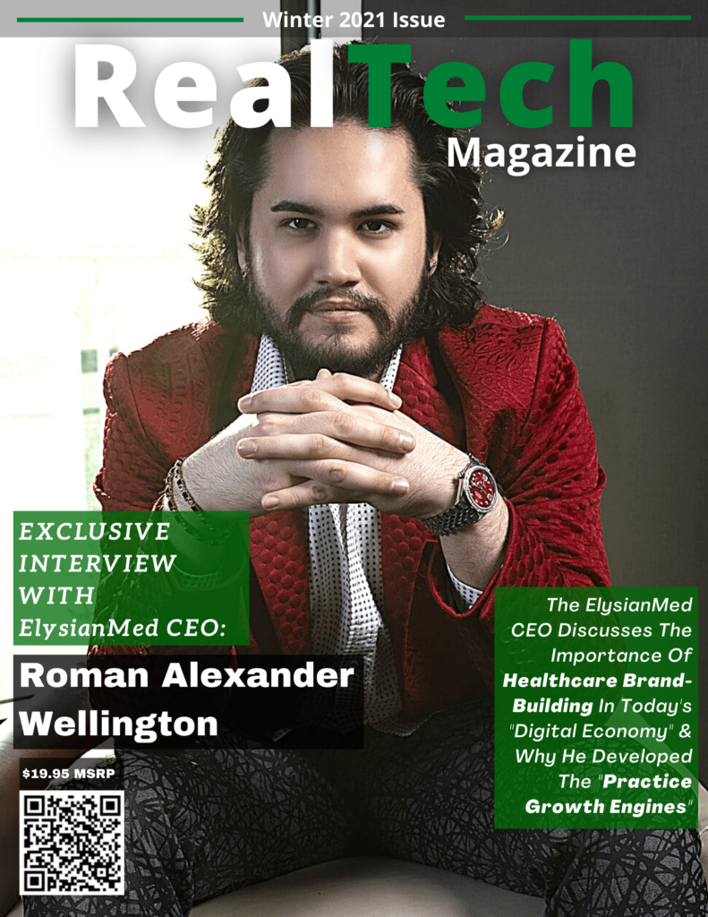 Roman Alexander Wellington On RealTech Magazine Cover