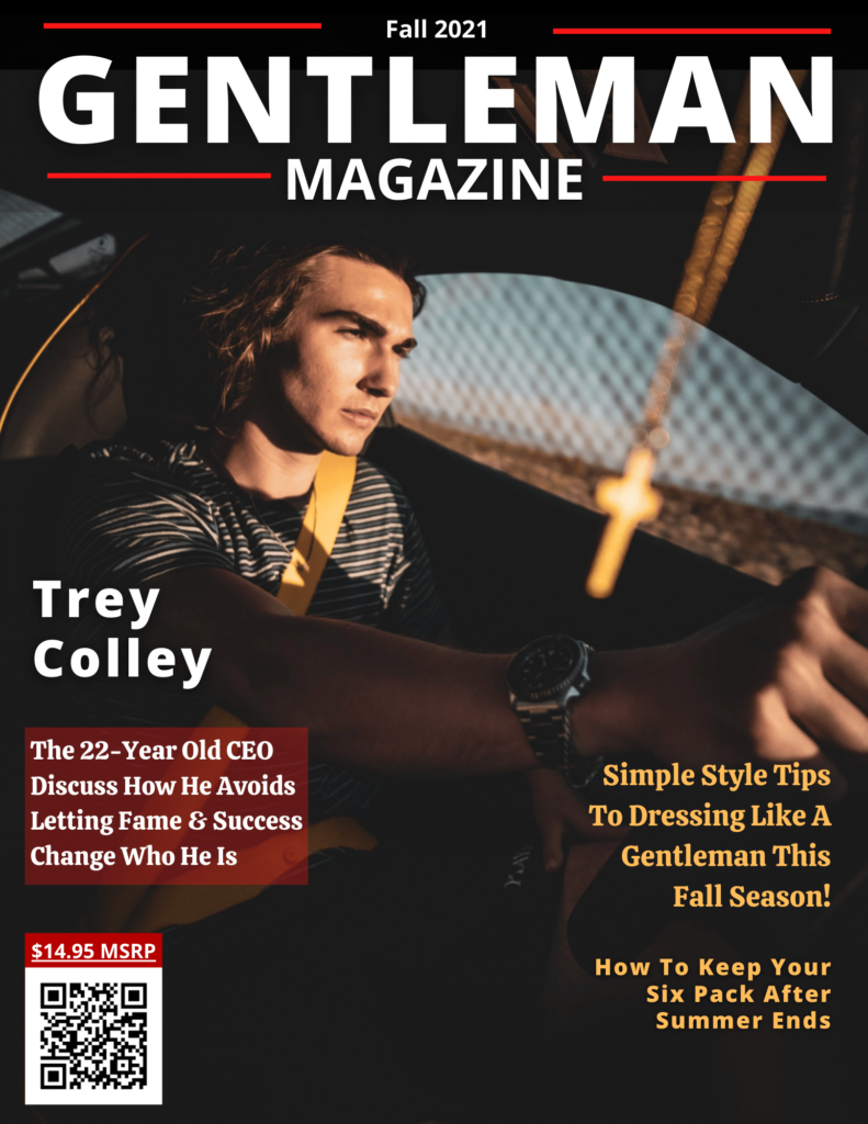 Trey Colley Featured On The Cover Of The Gentleman Magazine