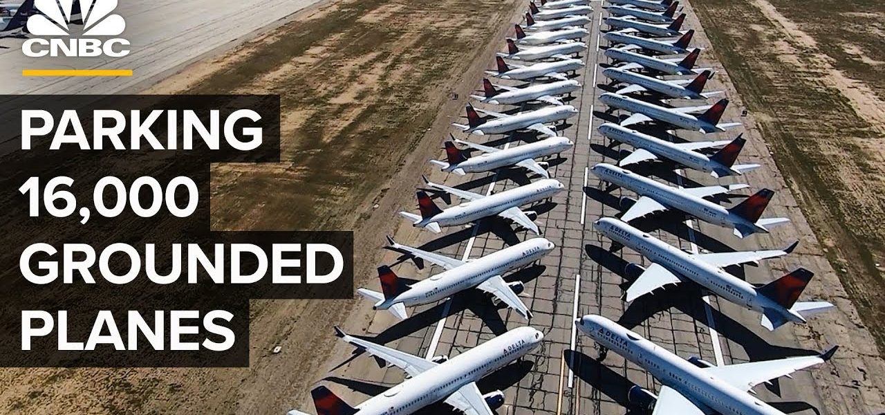 How Airlines Park Thousands Of Planes