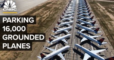 How Airlines Park Thousands Of Planes