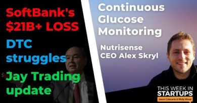 SoftBank’s Vision Fund loses B+, DTC brands struggle + NutriSense CEO Alex Skryl | E1529