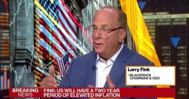 BlackRock CEO Larry Fink on Inflation, ESG Investing