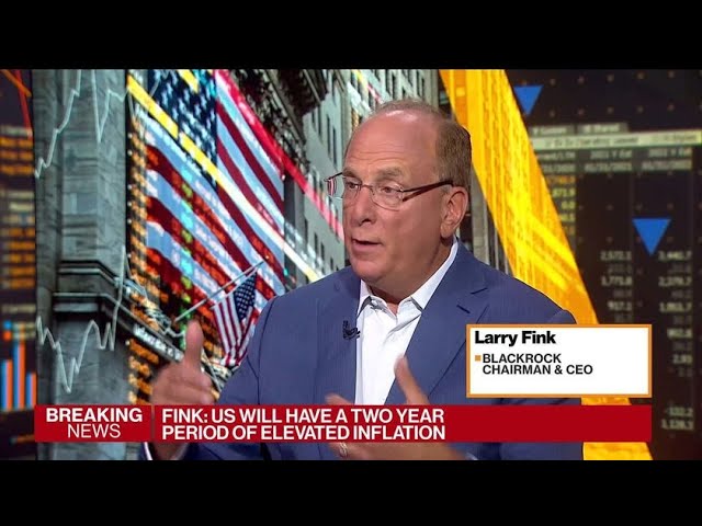 BlackRock CEO Larry Fink on Inflation, ESG Investing