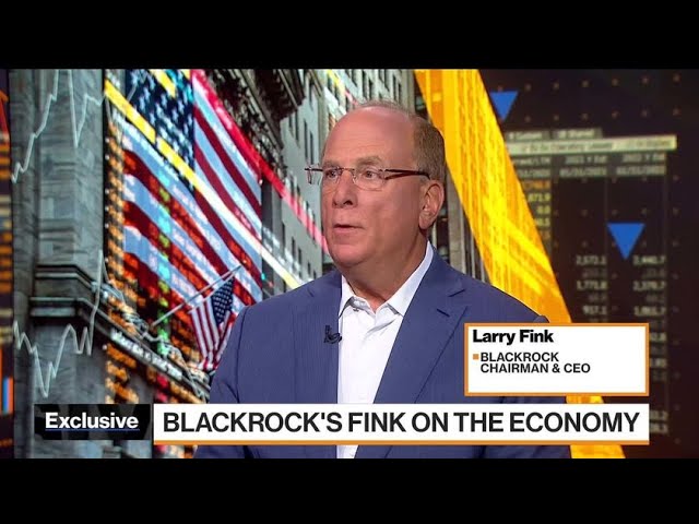 BlackRock’s Fink Sees Inflation Lasting for Years