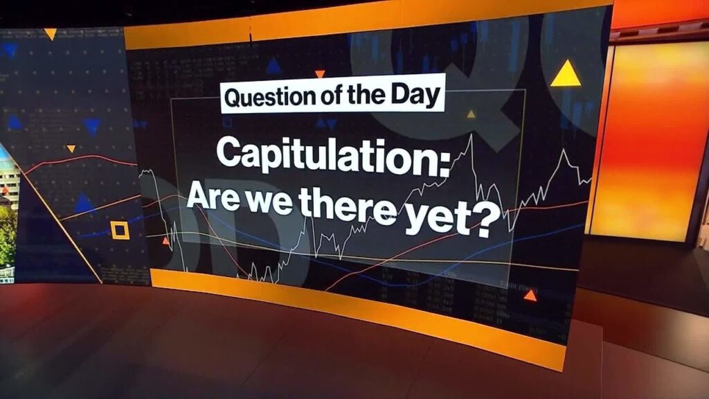 Capitulation: Are We There Yet?