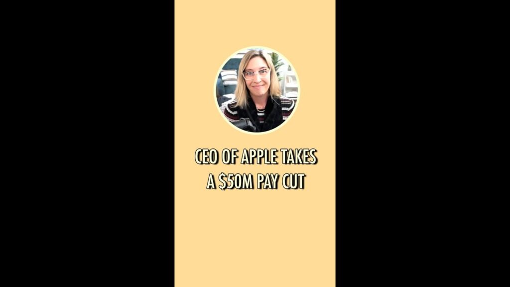 CEO of Apple takes a M pay cut