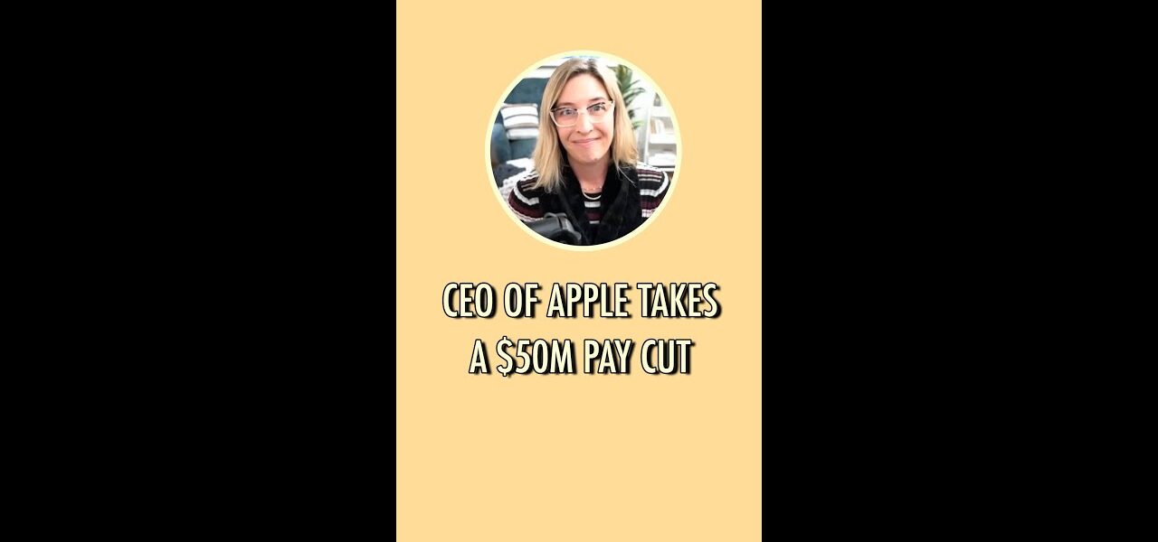 CEO of Apple takes a M pay cut