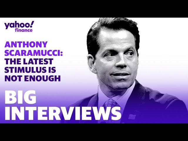 Anthony Scaramucci discusses why the stimulus is not enough, the Trump presidency, and Bitcoin