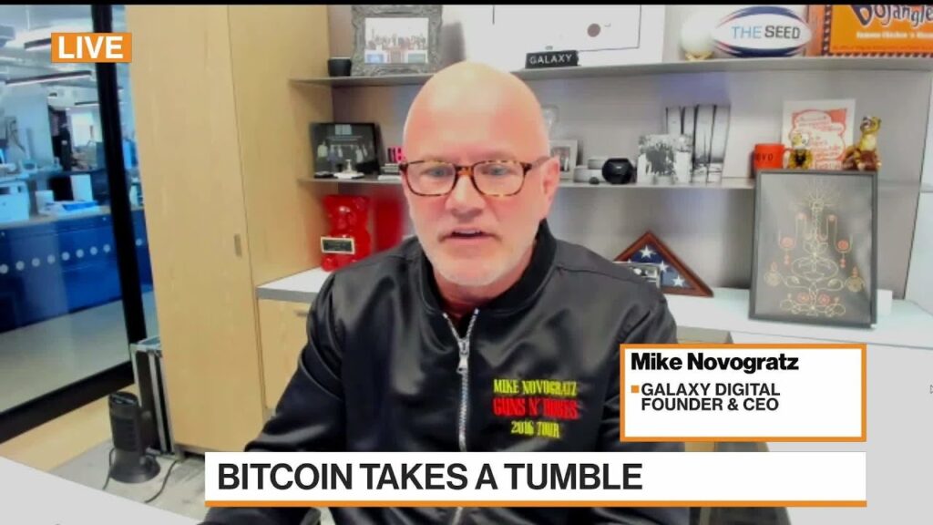 Galaxy’s Novogratz on Bitcoin’s Collapse, Recession Risks