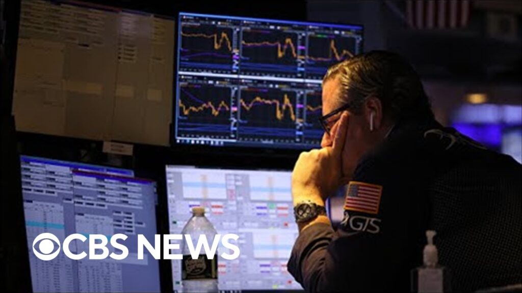 Global markets fall sharply over fears of a weakening economy