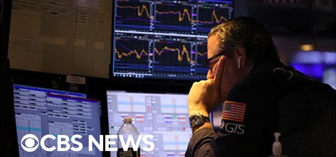 Global markets fall sharply over fears of a weakening economy