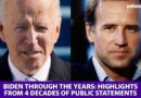 Biden through the years: Highlights from speeches and statements during 50 years of public service