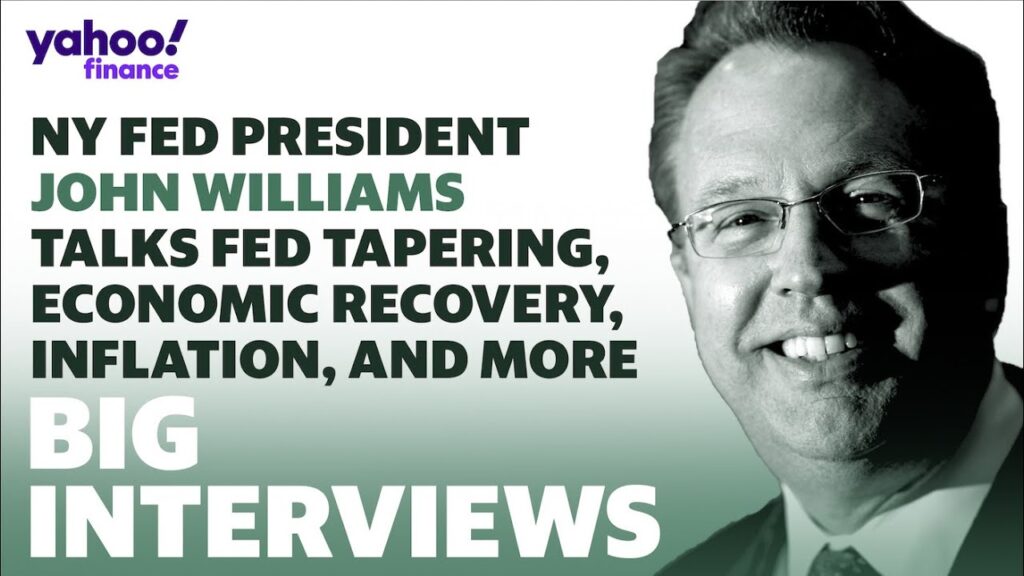 NY Fed President John Williams discusses inflation, financial markets, economic recovery, and more