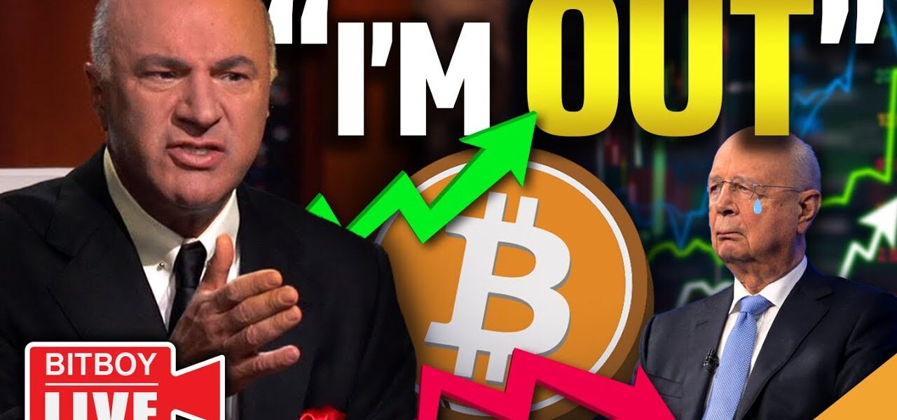 MELTDOWN In Davos! (O’Leary Predicts Crypto is 100% Going to ZERO)