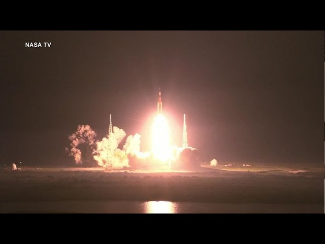 NASA Launches Artemis Mission to Orbit Moon