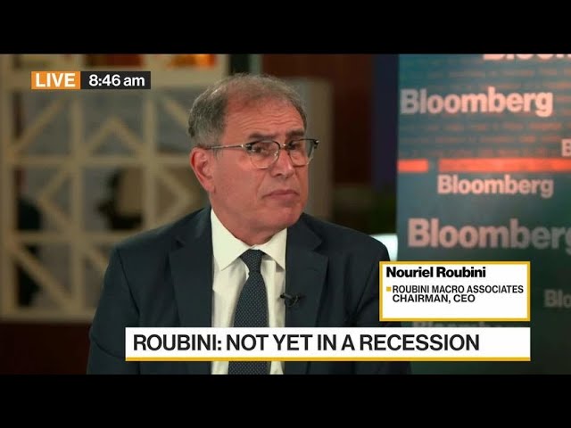 Nouriel Roubini: US Economy ‘Getting Very Close’ to Recession