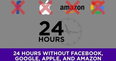 24 hours without Facebook, Google, Apple, and Amazon