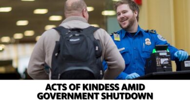 Acts of kindness during the government shutdown