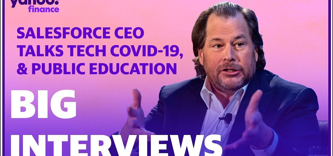 Salesforce CEO Marc Benioff talks tech, coronavirus and public education