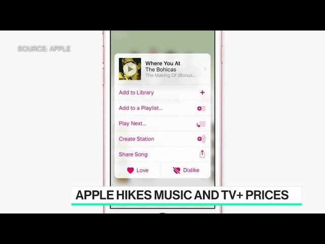 Apple Raises Prices for Music and TV+