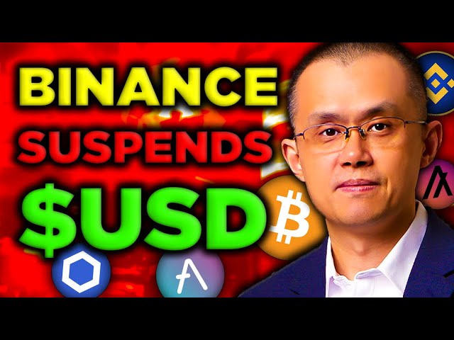 Binance SUSPENDS U.S. dollar Transfers!? Algorand, Aave, Chainlink News