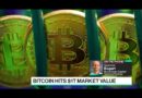 Bitcoin Hits  Trillion Market Value