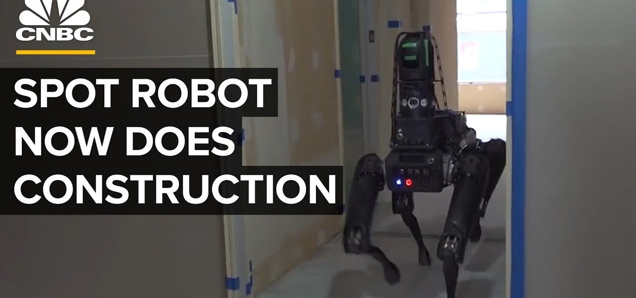 Boston Dynamics’ Robot Spot Inspects Construction