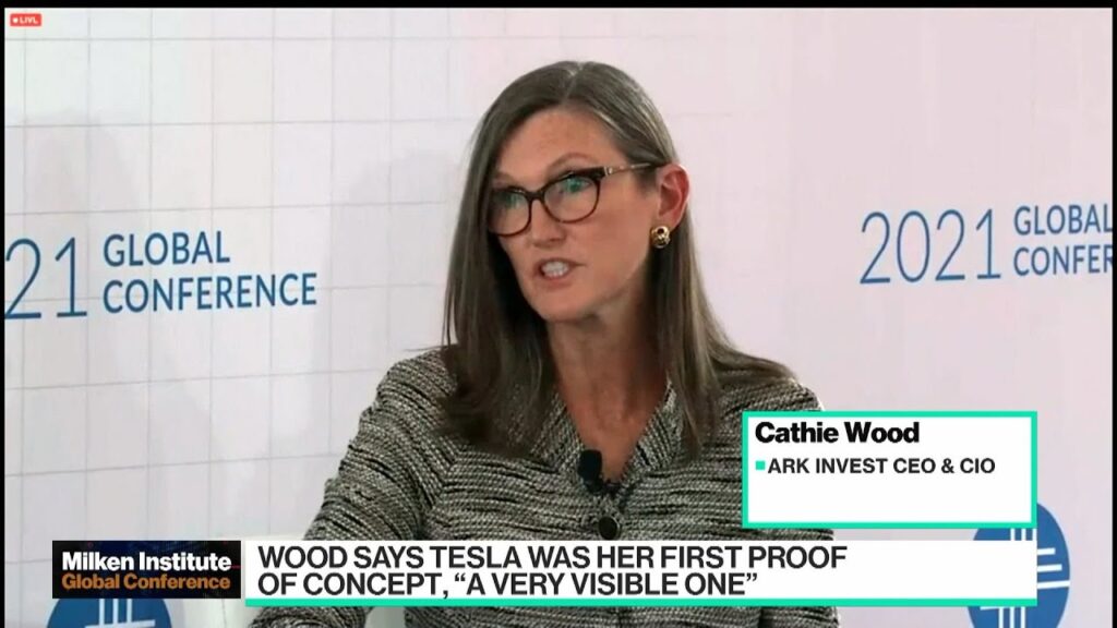 Cathie Wood Says ,000 Is Ark’s Base Case for Tesla Shares