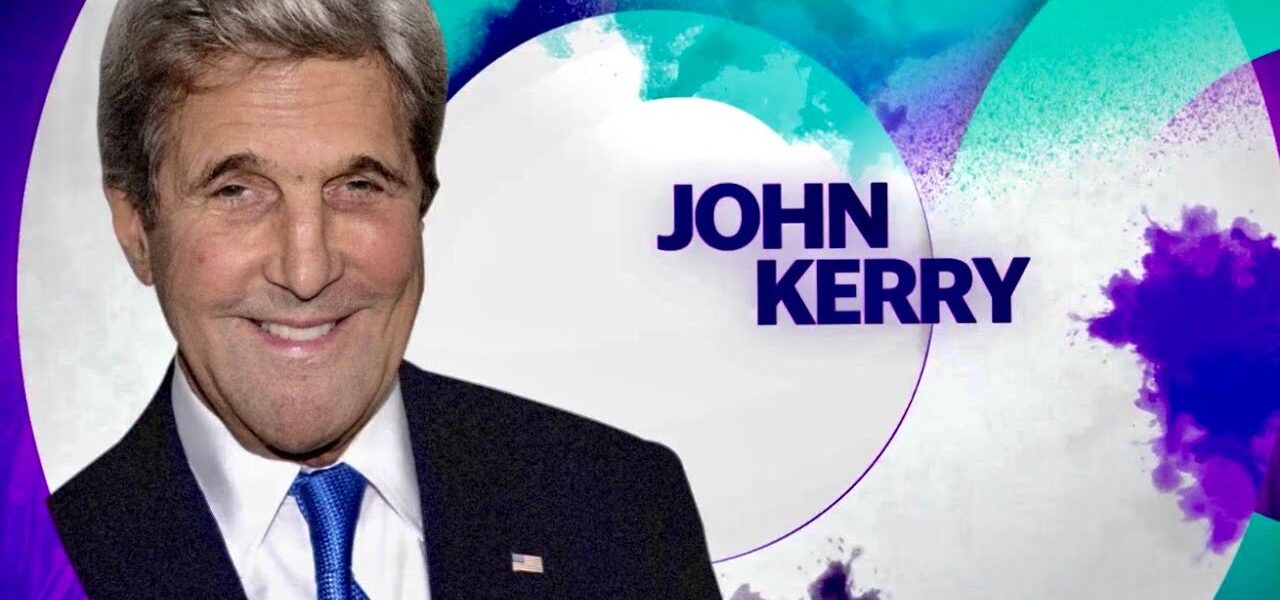 John Kerry discusses the upcoming election, the fight against climate change, and natural disasters