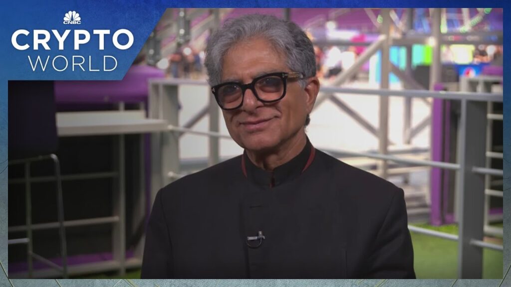 Crypto is here to stay despite recent volatility, says Deepak Chopra