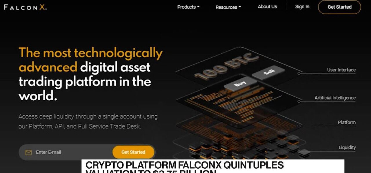 Crypto Platform FalconX Quintuples Valuation