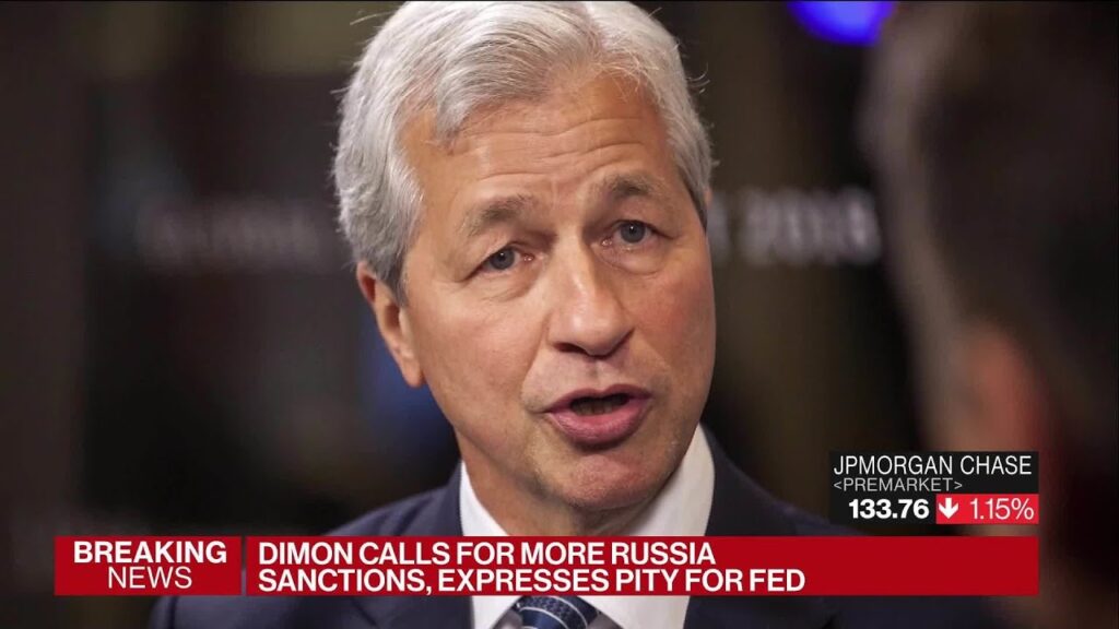 Dimon Says Sanctions on Russia Should Be Increased