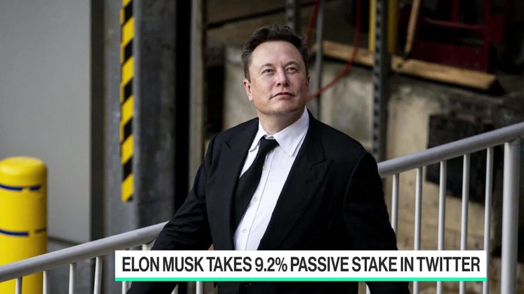 Elon Musk Takes 9.2% Stake in Twitter