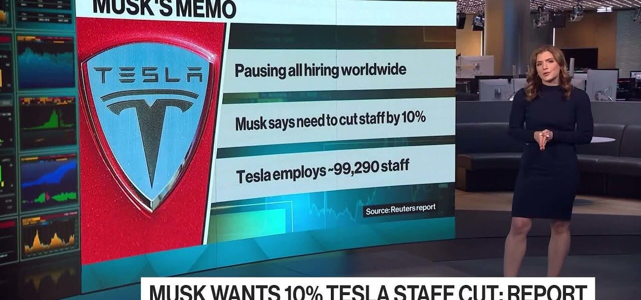 Elon Musk Wants to Cut Tesla Staff by 10%: Reuters