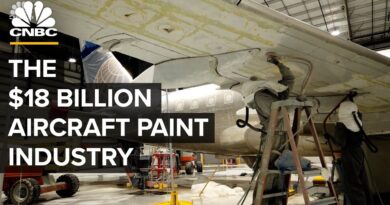 How Airplanes Get Painted