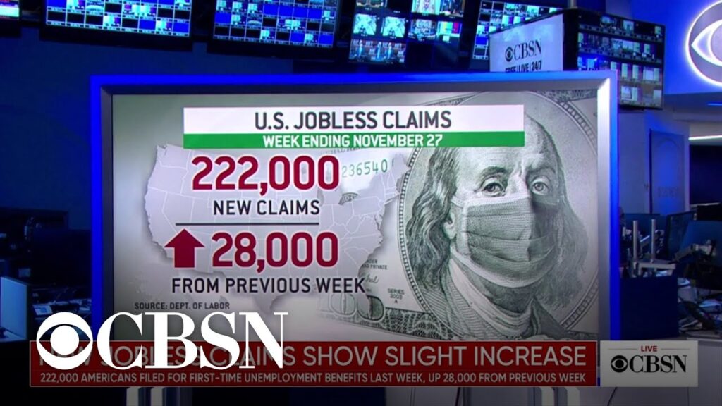 First-time unemployment claims up slightly for the first time since September