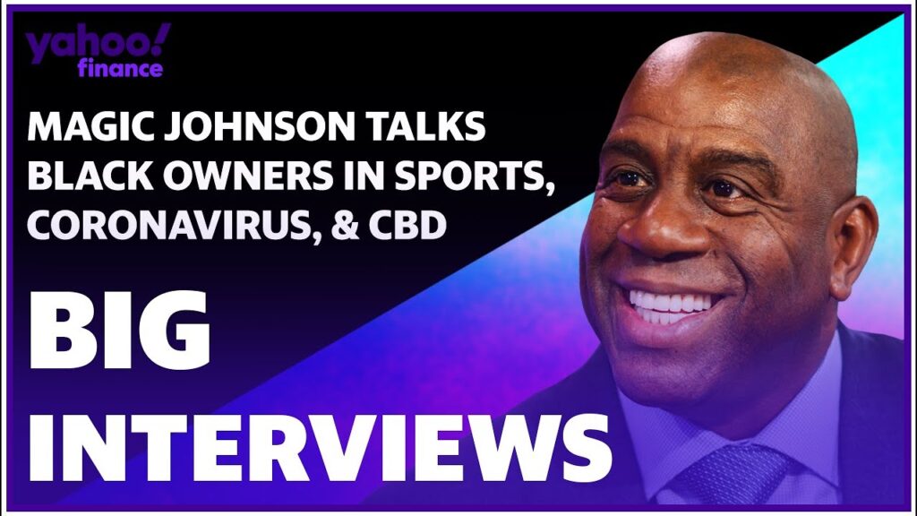 Magic Johnson discusses coronavirus, black ownership in sports, and his new CBD venture