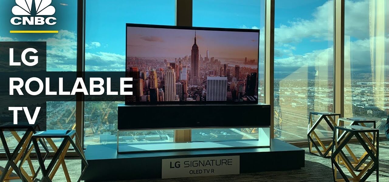 LG’s New TV Rolls Itself Up When You’re Not Watching