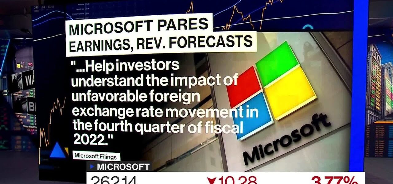 Microsoft Says Surging Dollar Could Drag Down Profits