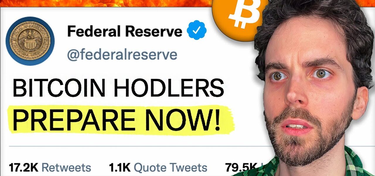 CRYPTO HODLERS: I URGE YOU TO PREPARE NOW.. BEFORE FED MEETING ON FEBRUARY 1ST