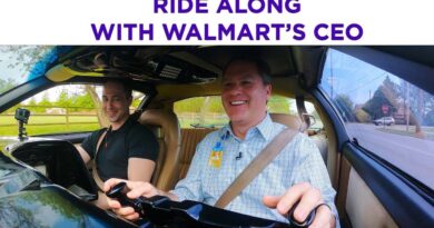 Robots, scanners, towers: Walmart CEO details new tech on a ride along