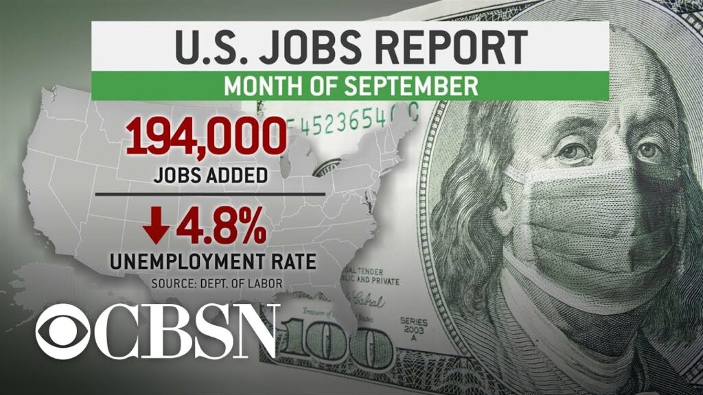 September jobs report shows U.S. employers adding 194,000 jobs