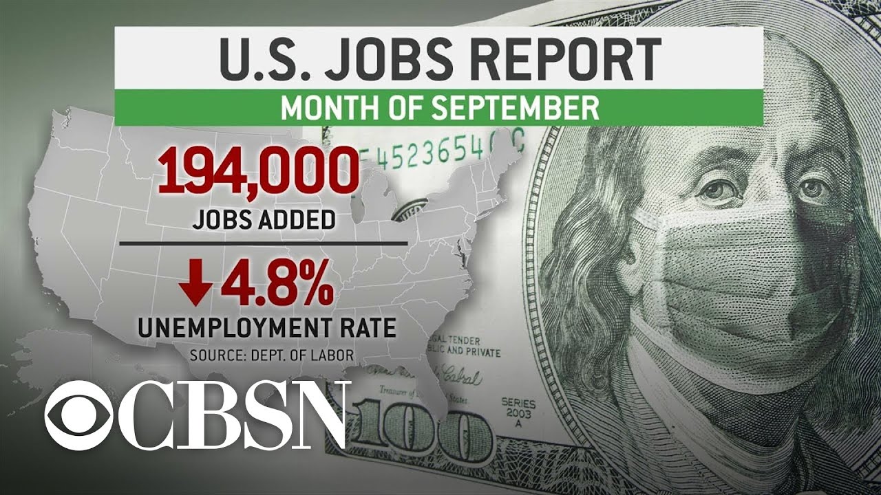 September Jobs Report Shows U.s. Employers Adding 194,000 Jobs