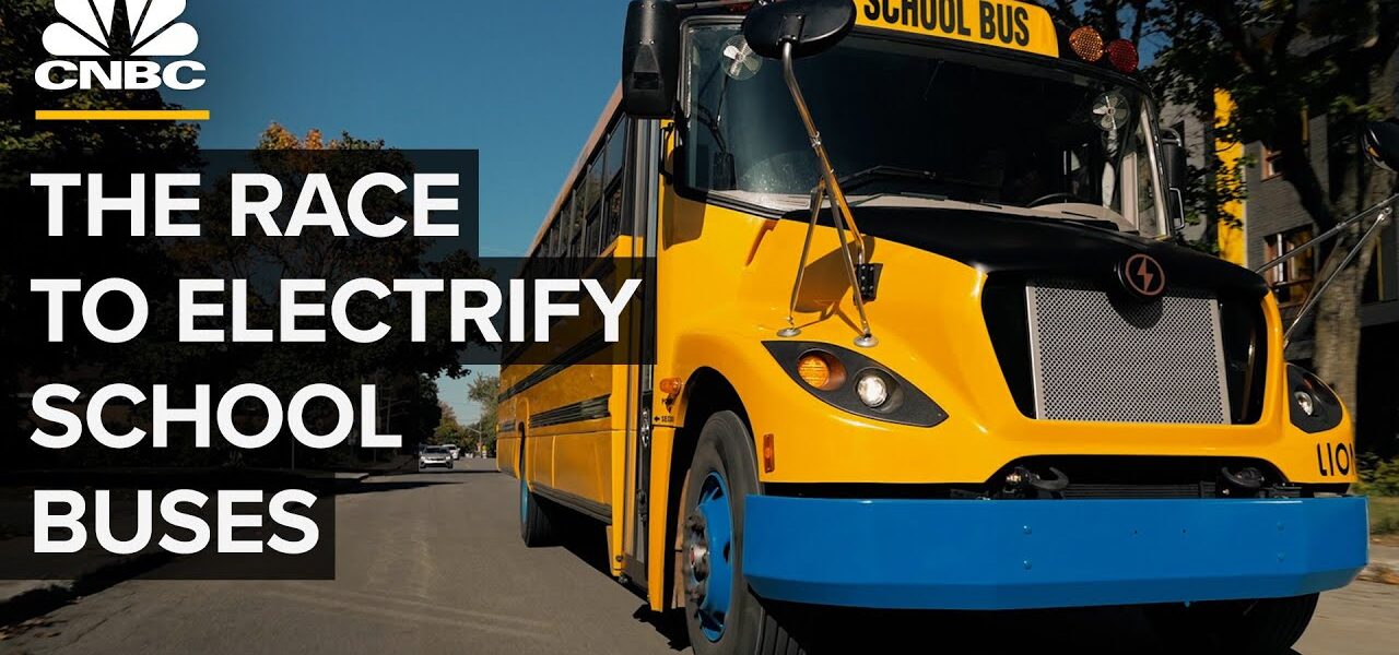 The Race To Electrify America’s School Buses