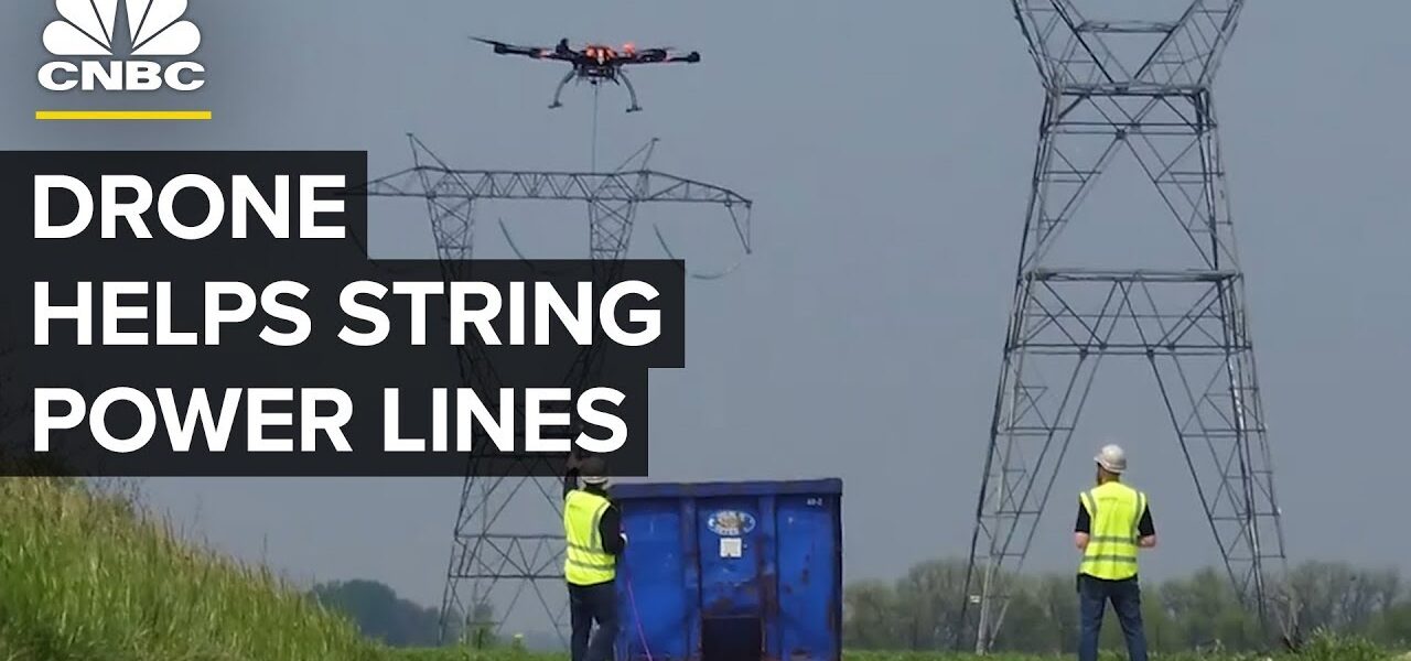 These Drones Make Stringing Power Lines Safer