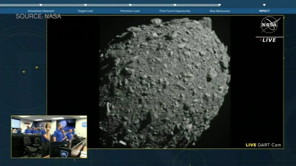 This Is the Moment NASA Crashed a Spacecraft Into an Asteroid